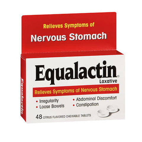Equalactin, Laxative Chewable Tablets Citrus Flavored, 48 Count Equalactin