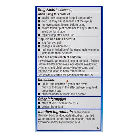 Naphcon A, Redness Reliever And Antihistamine Eye Drops, 15 Ml Naphcon A