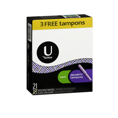 Huggies, Kotex Security Tampons Super Unscented, 18 Count Huggies