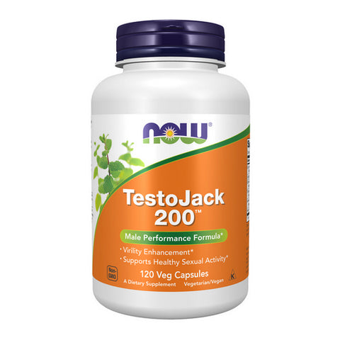 Now Foods, TestoJack 200, 120 vcaps Now Foods