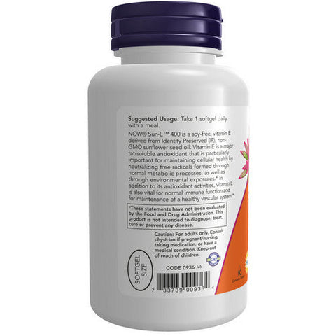 Now Foods, Sun-E 400, 120 sgels Now Foods