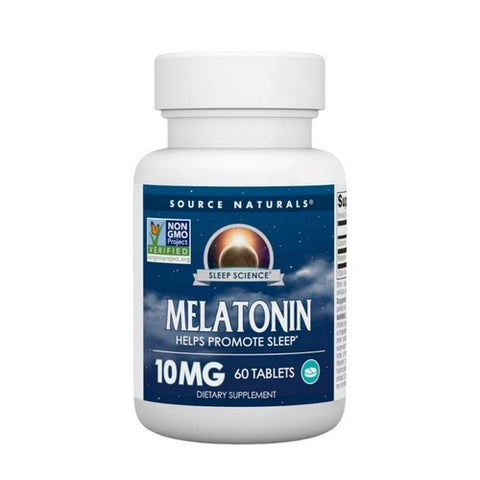 Source Naturals, Sleep Science Melatonin, 10 Mg, 60 Tabs Source Naturals