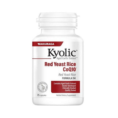 Kyolic, Aged Garlic Extract Red Yeast Rice Plus Coq10 Formula 114, 75 Caps