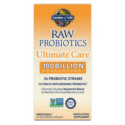 Garden of Life, Raw Probiotics Ultimate Care Cooler, 30 Caps Garden of Life