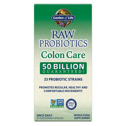 Garden of Life, Garden of Life Raw Probiotics Colon Care, 30 Caps Garden of Life