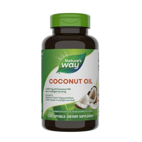Coconut Oil 120 Softgels by Nature's Way