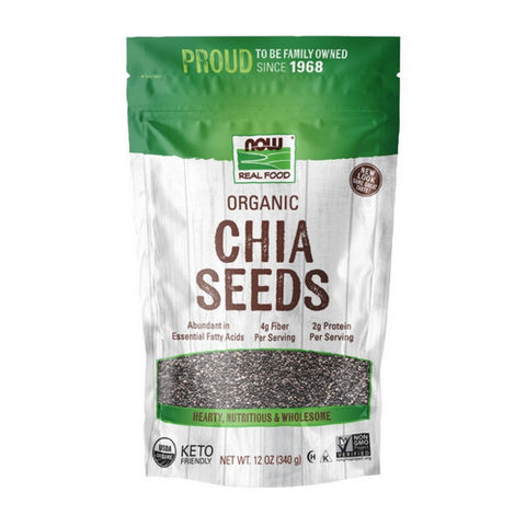 Organic Chia Seed Black 12 oz by Now Foods