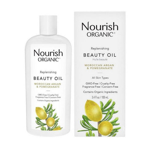 Nourish, Organic Beauty Oil, 3.4 Oz Nourish