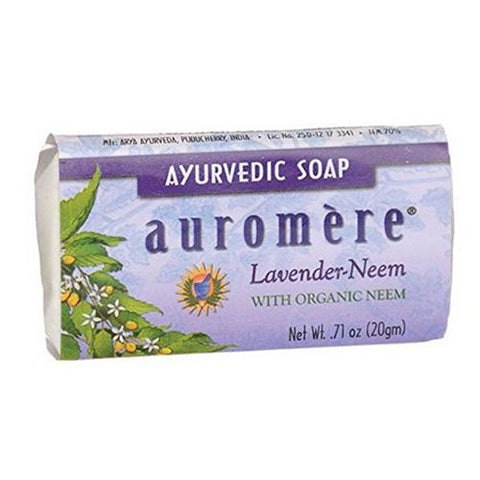 Auromere, Ayurvedic Bar Soap, Lavender Neem 0.71 Oz Auromere