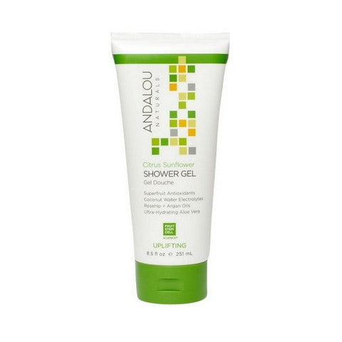 Andalou Naturals, Shower Gel, Citrus Sunflower Uplifting, 8.5 Oz Andalou Naturals