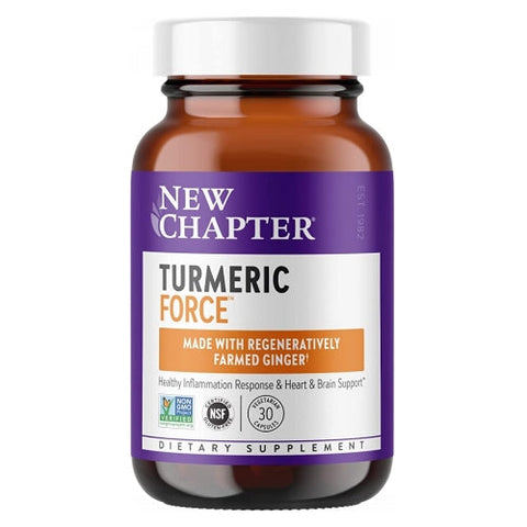 New Chapter, Turmeric Force, 30 Liquid Veg Caps New Chapter