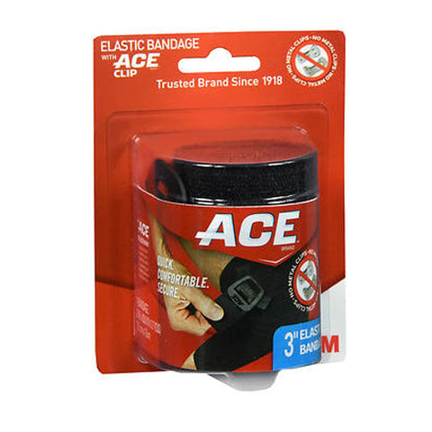 Ace, Black Elastic Bandage 3", 1 Each 3M