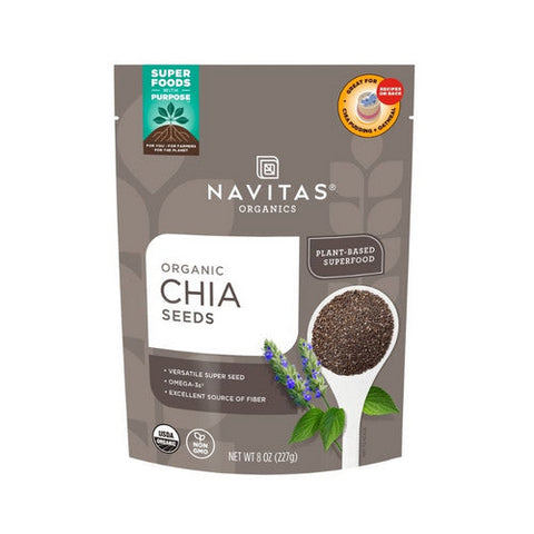 Navitas Organics, Organics Chia Seeds, 8 Oz Navitas Organics