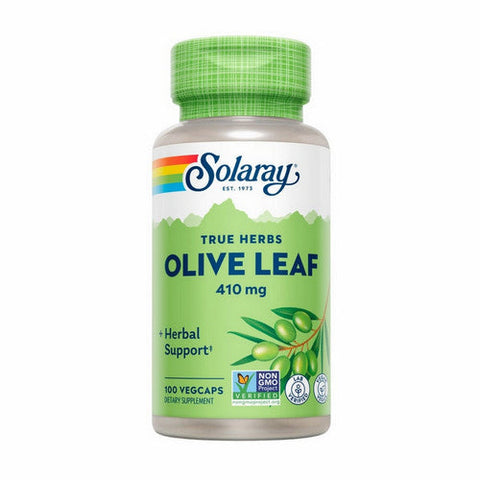 Solaray, Olive Leaf, 410 mg, 100 Caps Solaray