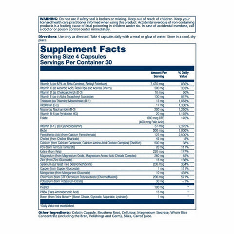 Solaray, Multi-Vita Mega-Mineral, 120 Caps Solaray