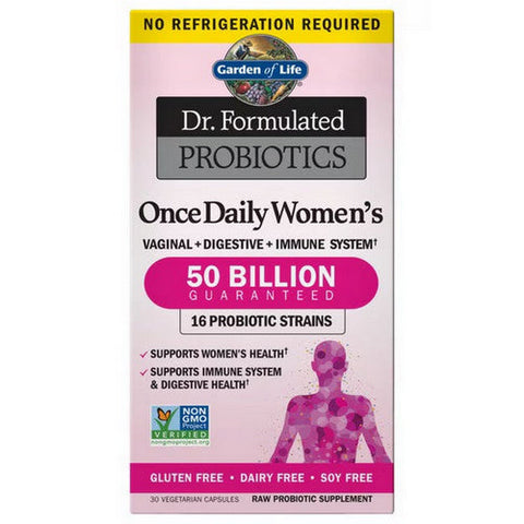 Garden of Life, Dr. Formulated Probiotics Once Daily Women's, 50 Billion, 30 Veg Caps Garden of Life