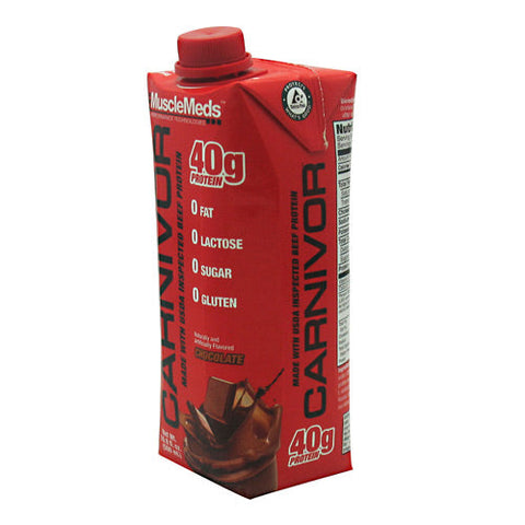 Muscle Meds, Carnivor, Chocolate 16.9 oz(Pack of 12) Muscle Meds