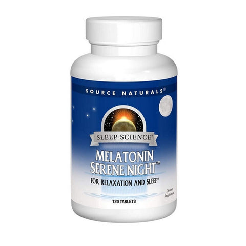 Source Naturals, Melatonin Serene Night, 120 Tabs Source Naturals