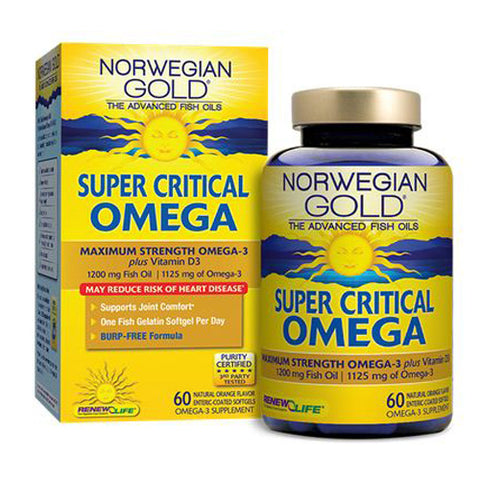Renew Life, Norwegian Gold Super Critical Omega, 30 Fish Softgels Renew Life