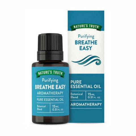 Nature's Truth, Pure Essential Oil Breathe Easy, 0.51 Oz Nature's Truth