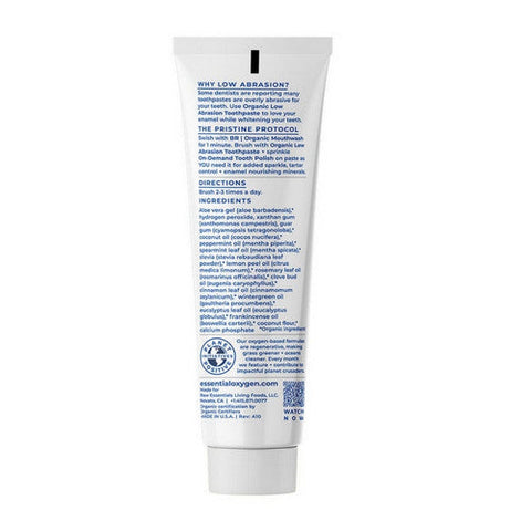 Essential Oxygen, BR Organic Toothpaste Peppermint, 4 Oz Essential Oxygen