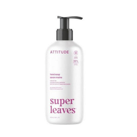 Attitude, Super Leaves Hand Soap Orange Leaves, White Tea Leaves & Quinoa 15.9 Oz Attitude