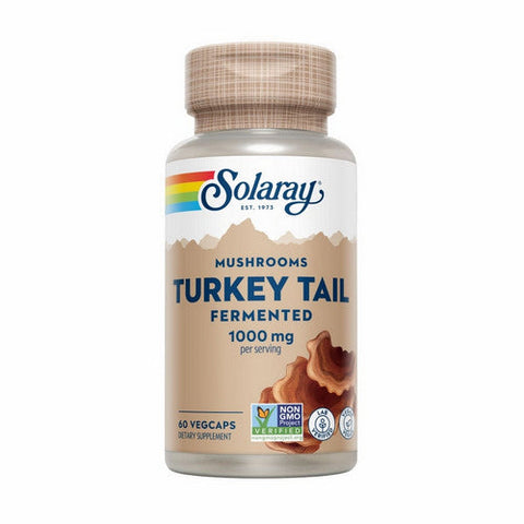 Solaray, Fermented Turkey Tail Mushrooms, 500 Mg, 60 Veg Caps Solaray