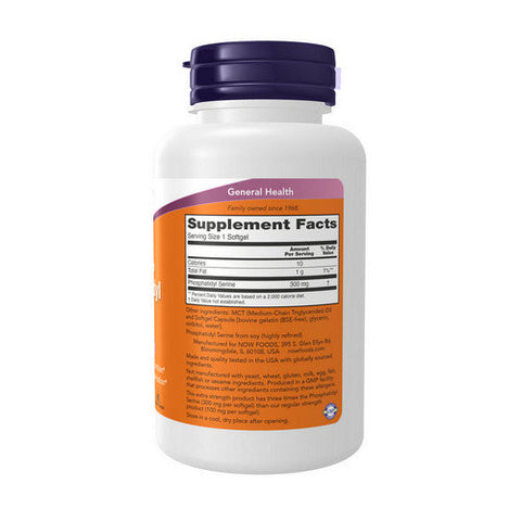 Now Foods, Phosphatidyl Serine, 300 mg, 50 Softgels Now Foods