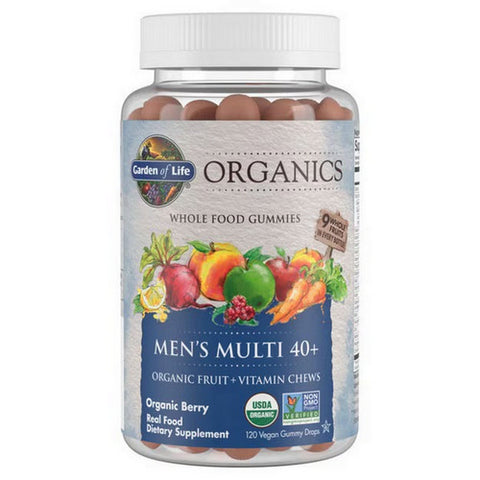 Garden of Life, Organics men's Multi 40 Plus, Organic Berry 120 Chews Garden of Life