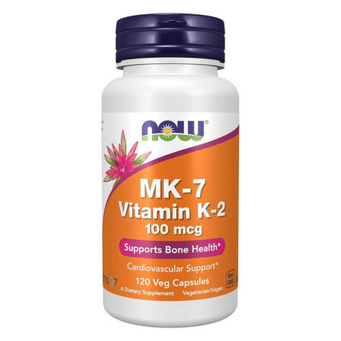 Now Foods, MK-7 Vitamin K-2, 1000 Mcg, 120 Veg Caps Now Foods