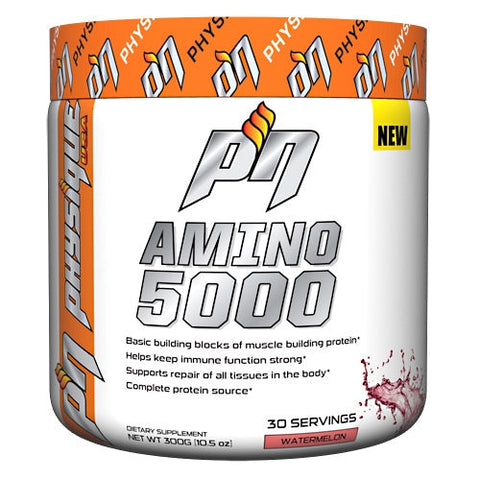 Physique Nutrition, Amino 5000, Watermelon 300 Grams Physique Nutrition