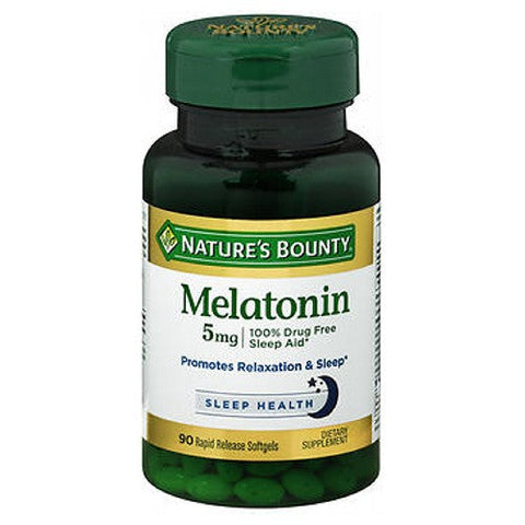 Nature's Bounty, Super Strength Melatonin, 5 mg, 24 X 90 Softgels Nature's Bounty