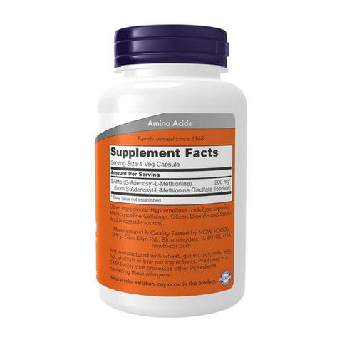 Now Foods, Sam-E, 200 mg, 120 Veg Caps Now Foods