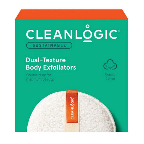 Cleanlogic, Dual-Texture Body Exfoliator, 1 Count Cleanlogic