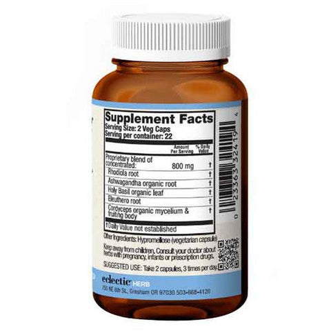 Eclectic Herb, Adrenal Support, 45 Caps Eclectic Herb