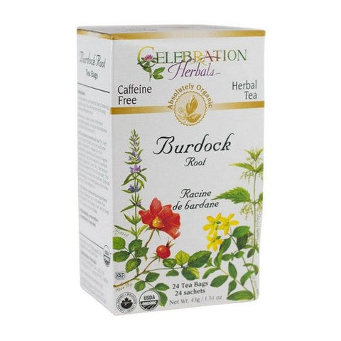 Celebration Herbals, Organic Burdock Root Tea, 24 Bags Celebration Herbals