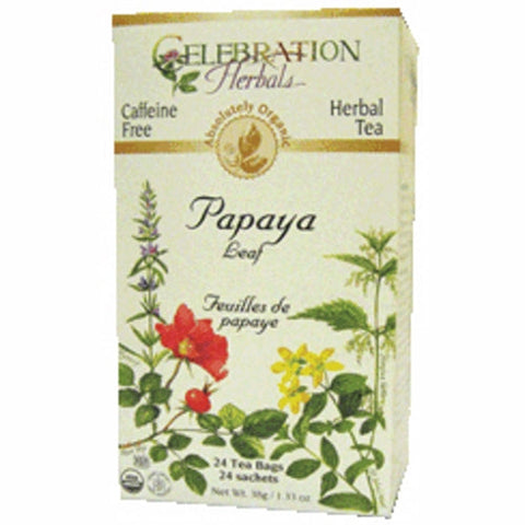 Celebration Herbals, Organic Papaya Leaf Tea, 24 Bags Celebration Herbals