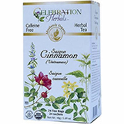 Celebration Herbals, Organic Cinnamon Saigon Tea, 24 Bags Celebration Herbals