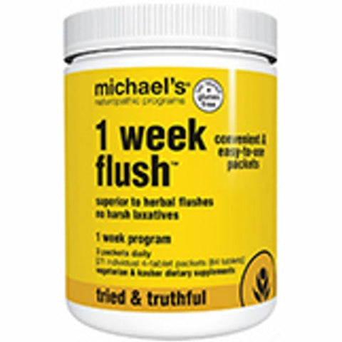 Michael's Naturopathic, One Week Flush, 84 Vegetarian Tablets Michael's Naturopathic