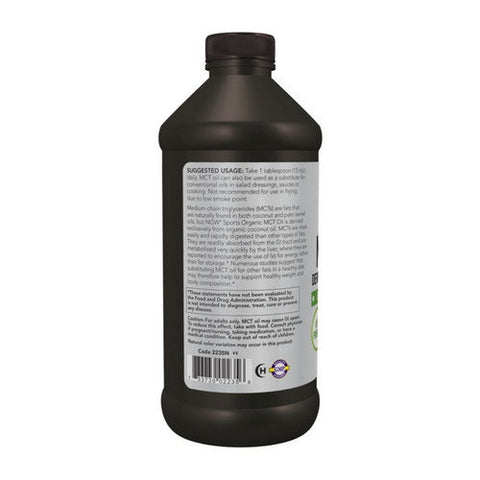 Now Foods, Organic MCT Oil, 16 Oz Now Foods
