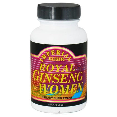 Imperial Elixir / Ginseng Company, Royal Ginseng for Women, 45 Caps Imperial Elixir / Ginseng Company