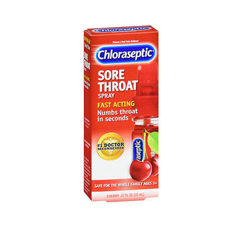 Chloraseptic, Sore Throat Spray Pocket Pump Cherry, 0.67 Oz Chloraseptic