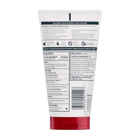 Eucerin, Eczema Relief Cream Fragrance Free, 5 Oz Eucerin