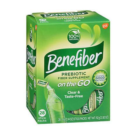 Benefiber, Fiber Supplement On the Go! Stick Packs, 28 Each Benefiber