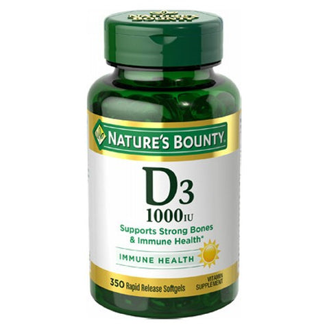 D3 Vitamin Supplement Softgels 350 Softgels by Nature's Bounty
