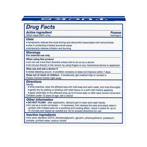 Tucks, Medicated Cooling Hemorrhoidal Relief Pads, 40 Count Tucks
