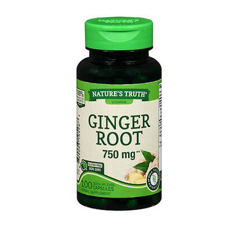 Nature's Truth, Ginger Root Quick Release Capsules, 1500 Mg, 100 Caps Nature's Truth