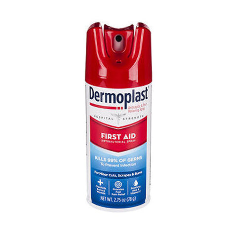 Dermoplast, First Aid Antiseptic And Pain Relieving Spray, 2.75 Oz Dermoplast