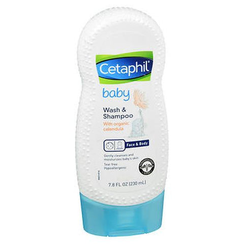 Cetaphil, Baby Wash & Shampoo With Organic Calendula, 7.8 Oz Cetaphil