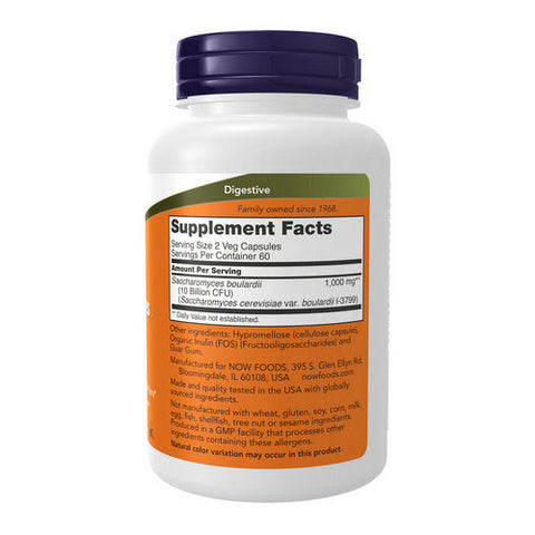 Now Foods, Saccharomyces Boulardi, 120 Veg Caps Now Foods
